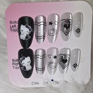 Hello Kitty Catseye Nail Set